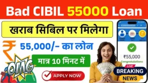 Bad CIBIL 55000 Loan