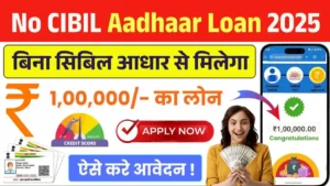 No CIBIL Aadhaar Loan 2025